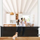 Retractable Baby/Dog Gate - Black