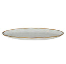 Certified International Regency Gold Oval Fish Serving Platter