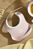 Feeding Bib Set - Powder Pink