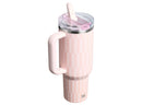 40 oz Stainless Steel Quencher Pro Tour Tumbler Tea Rose Tile