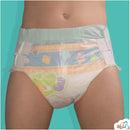 10ct Adult Diapers - White - Medium