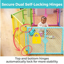 Superyard Colorplay 6 Panel Freestanding Baby Playard - Bright