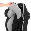 Evenflo Chase Plus 2-in-1 Booster Car Seat, Huron Black