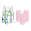 Anti-Colic Narrow Glass Baby Bottles - 8 oz, 3 Pack