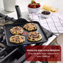 Simply Cook 11" Nonstick Square Griddle - Black