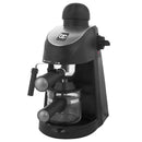 4-Shot Espresso, Cappuccino, and Latte Maker - Black