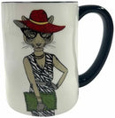 Hipster Animal Coffee Mugs Set of 6 - 17.5 Oz. Each