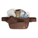 Diaper Waist Pack - Brown Leather