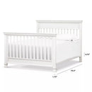 Hidden Hardware Twin/Full Size Bed Conversion Kit - Warm White