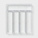 5-Compartment Plastic Drawer Flatware Organizer