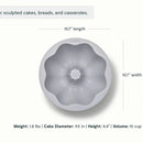 9.5" Fluted Cake Pan - Slate
