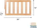 Universal Convertible Crib Toddler Guard Rail 21x13x13 Inch - Natural