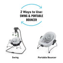 Simple Sway 2-in-1 Baby Swing and Bouncer - Emersyn