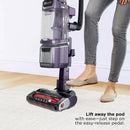 Rotator Pet Lift-Away ADV Upright Vacuum with DuoClean PowerFins HairPro & Odor Neutralizer LA701 12" Cleaning Path Purple