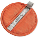 2-Piece Cotton Solid-Color Round Potholder Set - Perracotta