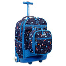 Rolling Backpack with Lunch Bag - Spaceship