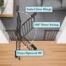 29-39.6”Baby Gate for Stairs & Doorways,30"
