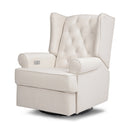 Harbour Electronic Recliner and Swivel Glider with USB Port - Performance Cream Eco-Weave