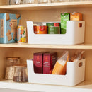 2-Pack Large Plastic Open Face Pantry Bin