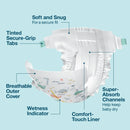 112 ct Disposable Diapers - Size 7