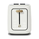 2-Slice Toaster with Touch-Activated Display - White