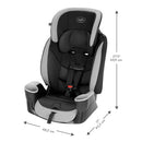 Maestro Sport Booster Car Seat - Granite Gray
