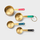 4pc Metal Measuring Cup Set Gold - Tabitha Brown for Target