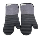 Oven Gloves and Pot Holders Set - Black