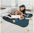 Baby Muslin Blanket, Large 40" X 40" By Comfy Cubs - Neptune