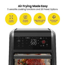 ExacTemp 12 Quart 5-In-1 Air Fryer With Integrated Smart Thermometer - Black