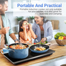 Portable Double Induction Cooktop - Black