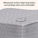 2-in-1 Crib & Toddler Mattress - Silver Honeycomb