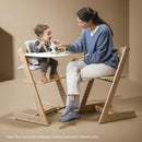 Tripp Trapp Complete High Chair - Oak Natural/Nordic Blue