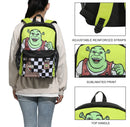 Shrek & Donkey Swamp & Checkered Backgrounds 16" Backpack
