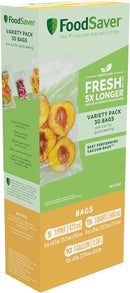 Vacuum Sealer Bags Variety Pack - 6" Width