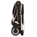 Coya Compact Lightweight Travel Ready Stroller -  Rose Gold/Off White