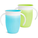 Miracle 360˚ Trainer Cup, 7oz, 2Pk, Blue/Green, Blue, Green, 7 Ounce