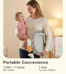 Wipe-Clean Baby Changing Pad - Waterproof, Soft, and Durable PU Pad