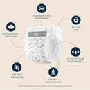Luxury Disposable Diapers - Size 1 - 108ct