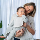 Muslin Cotton Baby Bibs - White