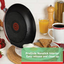 Simple Care Non-Stick Cookware, 5 Quart Jumbo Cooker, Red
