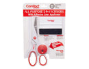 Con-Tact 2-in-1 Scissor/Measuring Tape Combo with Smoothing Tool