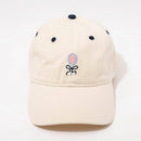 Tennis Hat - Cream/Navy