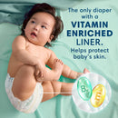 Pampers Pure Baby Diapers, Size 4 (22-37 lbs), 150, up to 100% Leakproof