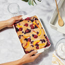 2pc Stoneware Rectangle Baking Dish Set- Cream