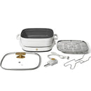 5-in-1 Electric Expandable Skillet - White