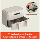 4qt TriZone Air Fryer - Oatmilk