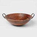 123-Ounce Wood Serving Bowl - Black