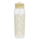 32oz Vanilla Floral Manual Straw Bottle - Yellow