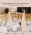 Wooden Play Gym - Natural Pine